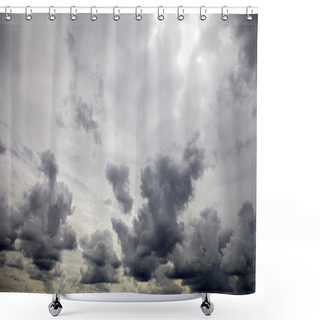 Personality  Thunderclouds Shower Curtains