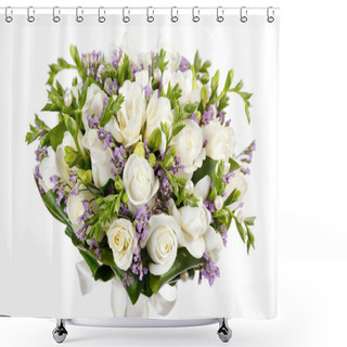 Personality  Bridal Bouquet Shower Curtains