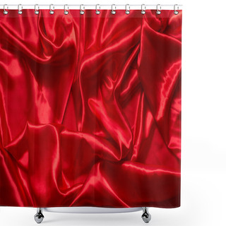 Personality  Red Silk Shower Curtains