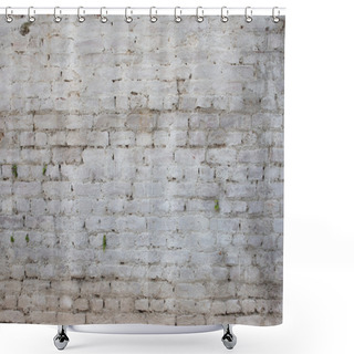 Personality  Old Vintage Grunge Urban Street Rusty Brickwall Background Texture. Shower Curtains