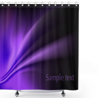 Personality  Violet Pattern Shower Curtains