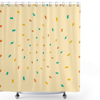 Personality  Vector Modern Seamless Geometry Pattern Shower Curtains