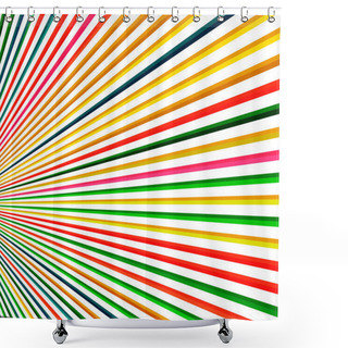 Personality  Abstract  Stripes Background Shower Curtains