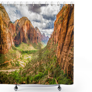 Personality  Landscape From Zion National Park Utah Shower Curtains