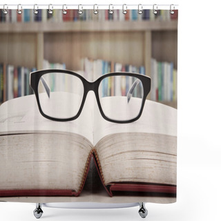Personality  Reading Glasses Shower Curtains