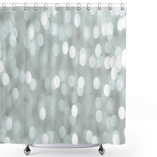 Personality  Bokeh Background- Blur Of Lights Shower Curtains