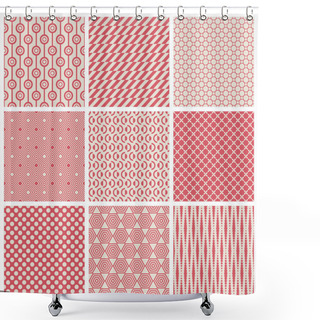 Personality  Seamless Patterns Shower Curtains