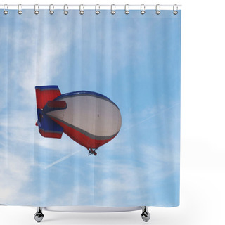 Personality  Blimp Shower Curtains