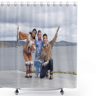 Personality  Chukchi Family Shower Curtains