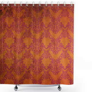 Personality  Vector Abstract Retro Pattern Shower Curtains