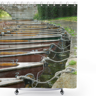 Personality  Rowing Boats Shower Curtains