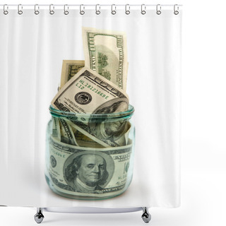Personality  Dollars Shower Curtains