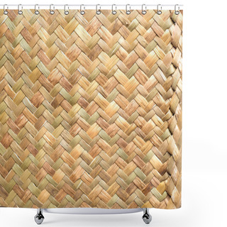 Personality  Wicker Basketry Texture Thai  Hand Made Traditional Usage Adapt To More Appliance Shower Curtains