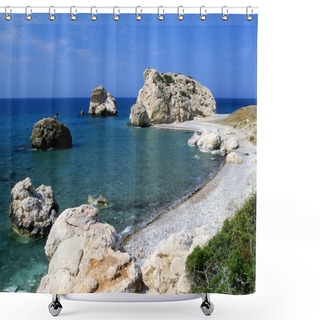Personality  Aphrodite Legendary Birthplace Shower Curtains