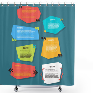 Personality  Creative Quote Text Layout Shower Curtains