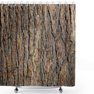 Personality  Oak Bark Shower Curtains