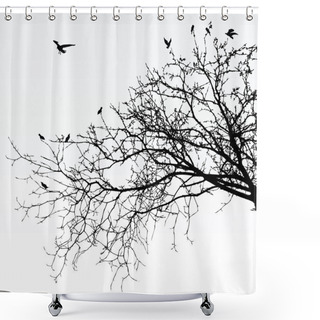 Personality  Branches Shower Curtains