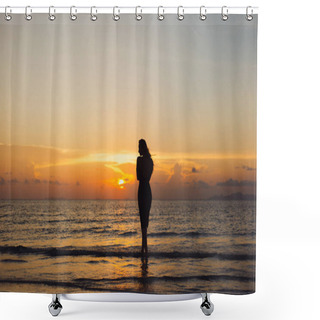 Personality  Silhouette Shower Curtains