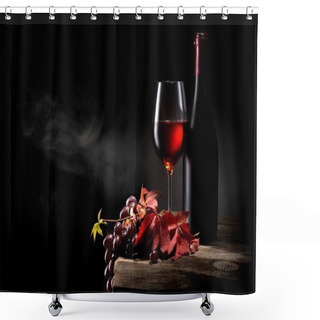Personality  Wine In The Cellar Shower Curtains