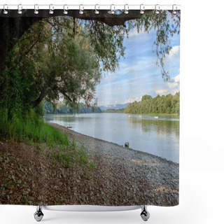 Personality  Danube River In Hungary Shower Curtains
