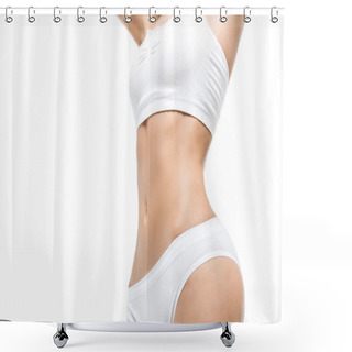 Personality  Perfect Woman's Body Shower Curtains