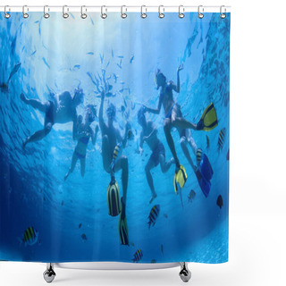 Personality  Friends Shower Curtains