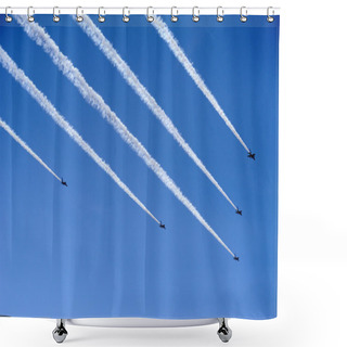 Personality  Air Force Acrobatic Team Shower Curtains