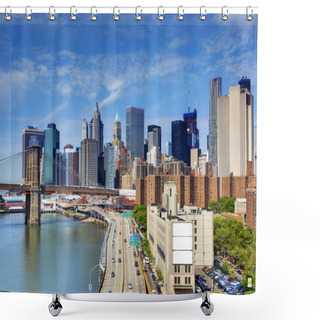 Personality  New York City Skyline Shower Curtains