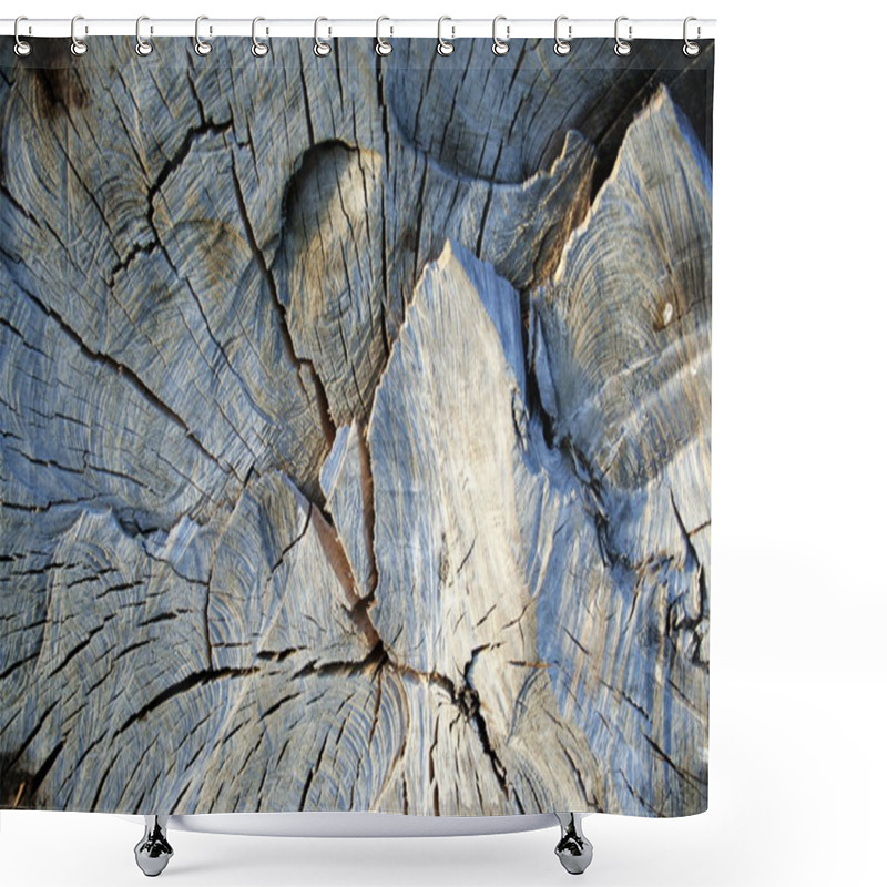 Personality  Old Sawed Wood 2 Shower Curtains