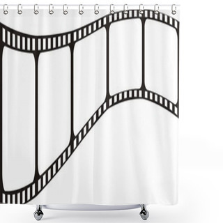 Personality  Film Shape Shower Curtains
