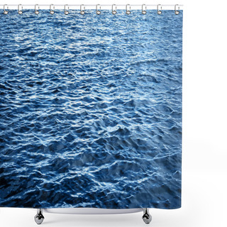 Personality  Blue Sea Water Shower Curtains