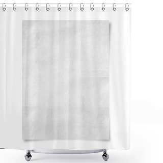 Personality  Blank Paper Shower Curtains