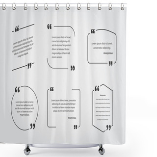 Personality  Quotes Templates Bubbles Shower Curtains