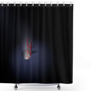 Personality  Down The Rabbit Hole Shower Curtains