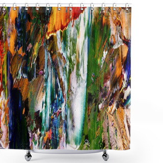 Personality  Abstract Oil Painting On Canvas . Background Wallpaper. Modern Motif Visual Art . Trendy Hand Painting . Wall Decor And Wall Art Prints Idea.Texture. Shower Curtains