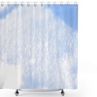 Personality  Snow Sparkling In The Sun Shower Curtains