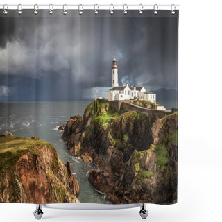 Personality  Fanad Head Lighthouse Donegal Shower Curtains