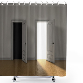 Personality  Make Your Choice Shower Curtains