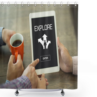 Personality  EXPLORE CONCEPT  On Screen Shower Curtains
