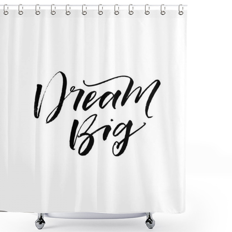 Personality  Dream Big Card. Shower Curtains