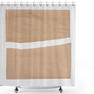 Personality  Ripped Paper Sheet Shower Curtains