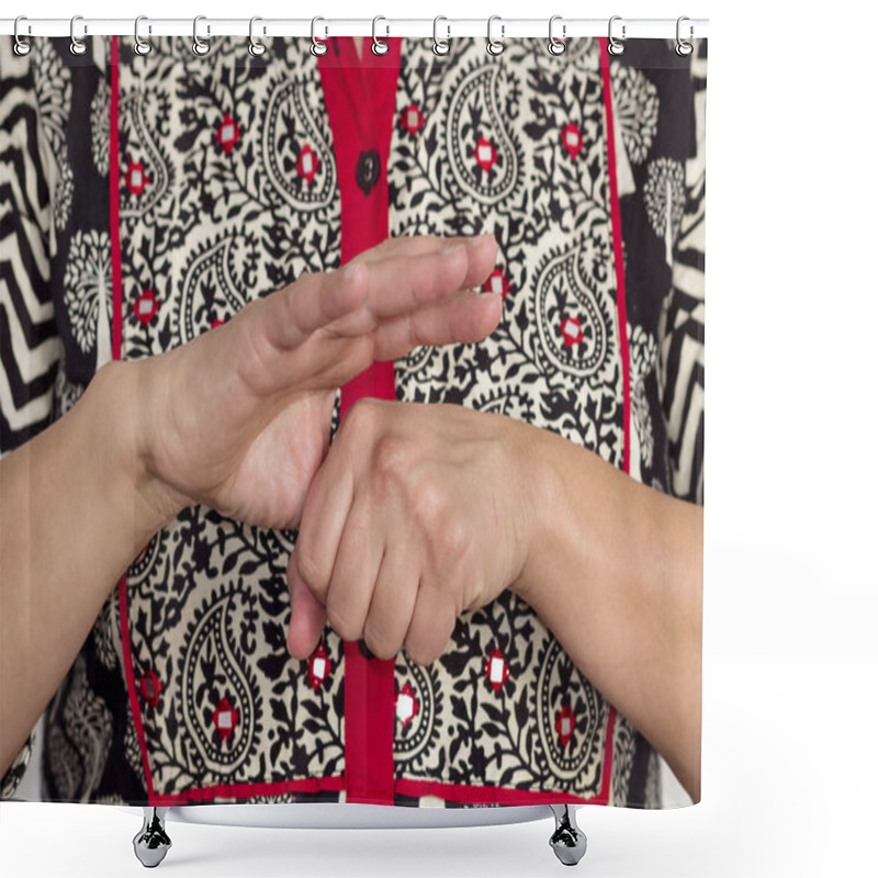 Personality  A Japanese Technique To Harmonize The Body Called Jin Shin Jyutsu Shower Curtains