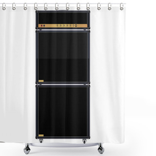 Personality  Guitar Amp Shower Curtains