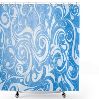 Personality  Artistic Liquid Swirls Shower Curtains
