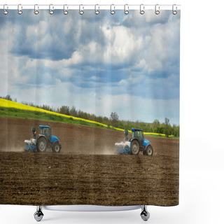 Personality  Tractors Shower Curtains