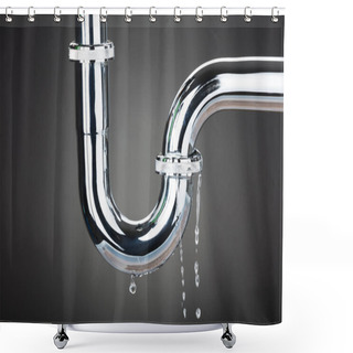 Personality  Leakage Of Water From Pipe Shower Curtains