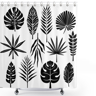 Personality  Tropical Leaf Shower Curtains