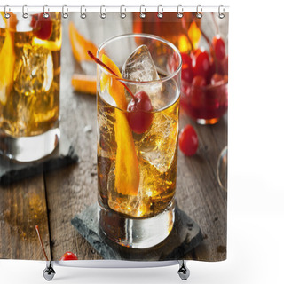Personality  Homemade Old Fashioned Cocktail Shower Curtains