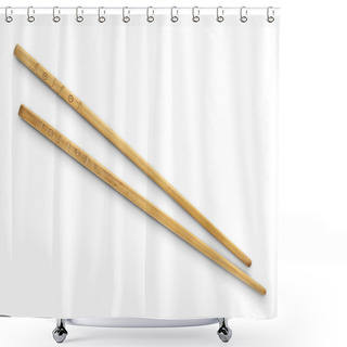 Personality  Chopsticks Shower Curtains