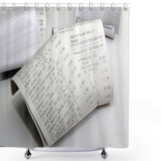Personality  Printout Payment Shower Curtains